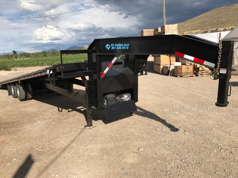 15 TON GOOSE NECK TILT DECK TRAILER - Dogface Heavy Equipment Sales ...